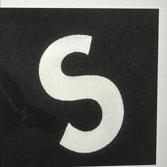 Supreme S Logo Split Hoodie ‘Black’, Size Small, Men’s - Picture 3 of 3
